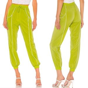Lovers + Friends Casual Track Pant Neon Small NWT